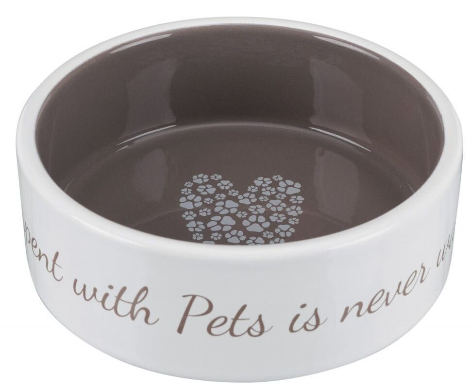 TRIXIE Pet's Home Dubenėlis, keramika, 0.3 l, ø 12 cm, cream-smėlio