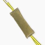 Žaislas šunų dresūrai odinis - dresiravimo pelė 2 kilpos