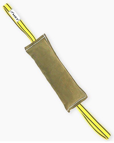 Žaislas šunų dresūrai odinis - dresiravimo pelė 2 kilpos