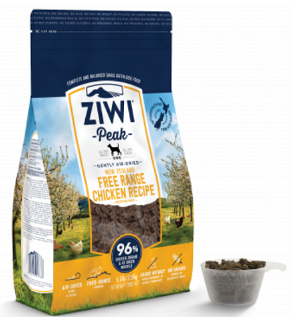 Ziwi Peak Chicken Air Dried sausas maistas šunims su vištiena