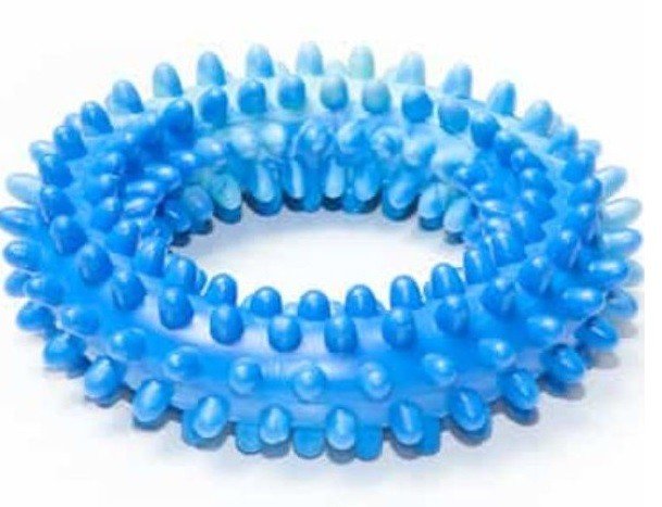 Žaislas šunims - guminis žiedas su kvapu 14cm