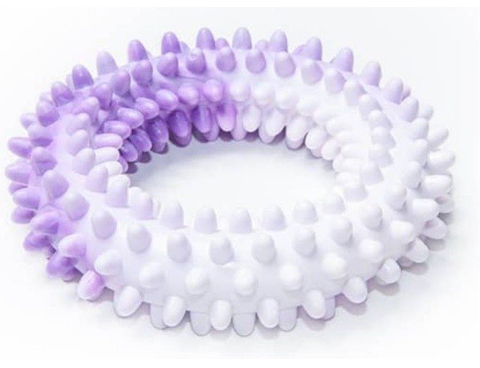 Žaislas šunims - guminis žiedas su kvapu 14cm