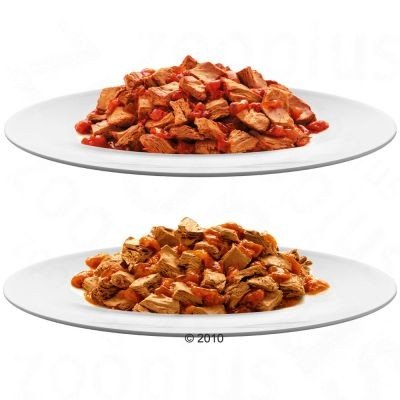 Felix Sensations Pouches Jelly jautiena, vištiena, antiena, ėriena konservai katėms 24 x 85 g