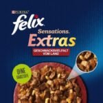 Felix Sensations Extras Jelly jautiena, kalakutiena, vištiena, ėriena konservai katėms 24 x 85 g