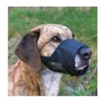 Šuns antsnukis, M, 20-28 cm, juodas