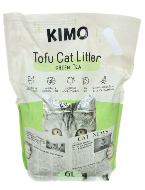 Kimo tofu kraikas katėms žaliosios arbatos kvapo 6 l