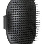 TRIXIE Ovalus guminis masažo šepetys ant delno 9 x 13 cm