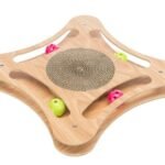 TRIXIE Kartono draskyklė su žaidimu, medis, 35x4x35cm