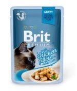 Brit Premium Cat Delicate Chicken in Gravy konservai katėms su vištiena 85 g