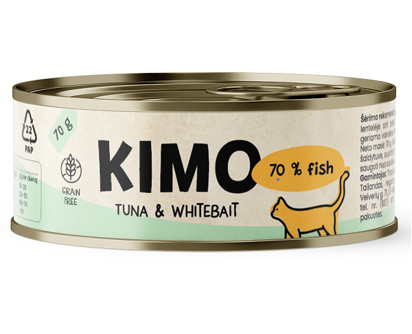 Kimo Tuna&Whitebait konservai katėms 70 g