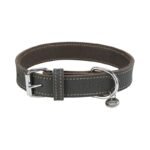 TRIXIE Rustic odinis antkaklis, S-M 34-40cm/25mm, pilkas