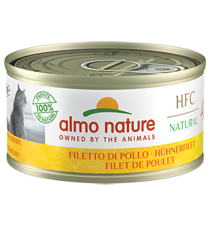 Almo Nature HFC Cat Chicken Filet šlapias maistas katėms