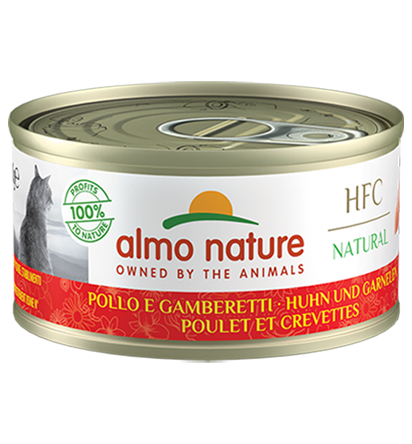 Almo Nature HFC Chicken with shrimps šlapias maistas katėms