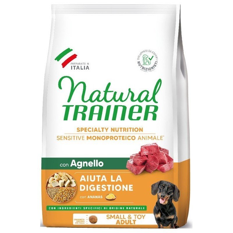 Natural Trainer SENSITIVE ADULT DOG MINI LAMB (ėriena) sausas pašaras šunims 7kg