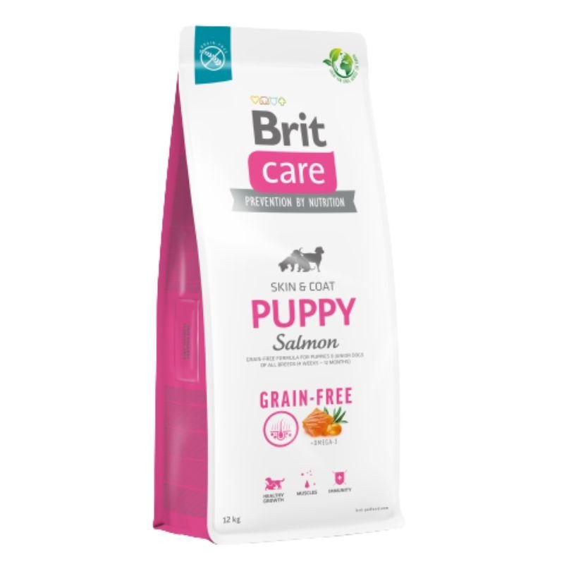 Brit Care GF Puppy Salmon & Potato sausas pašaras šunims 3kg