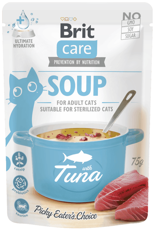 Brit Care Cat Soup Tuna sriuba su tunu katėms 75g