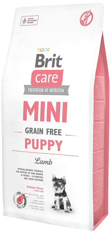 Brit Care Mini Puppy Lamb (ėriena) sausas pašaras šunims iki 1 metų 2kg