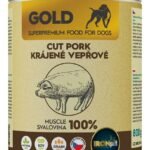 IRONpet Gold Dog Pork cut muscle kiaulienos raumens konservai šunims