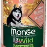 Monge Bwild Adult Salmon konservai šunims su lašiša