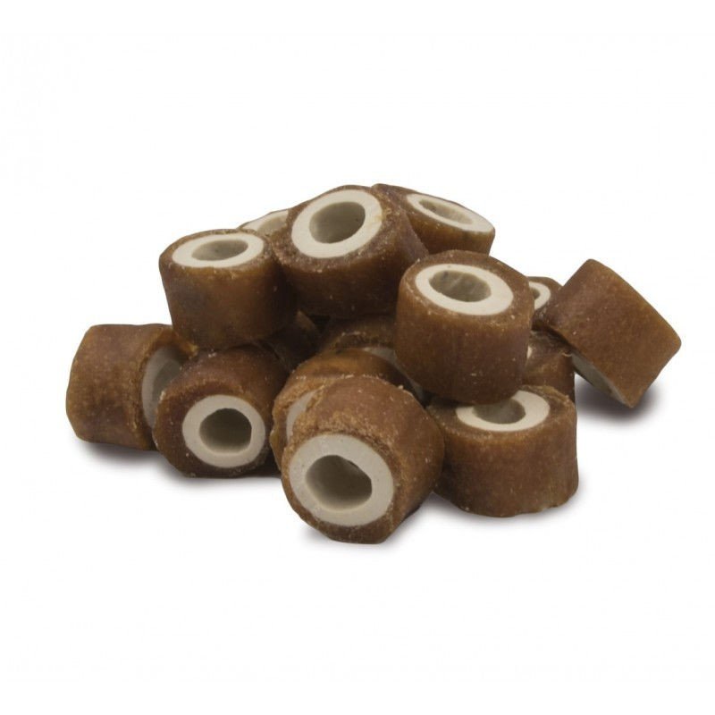 Hau&Miau Minkšti mini žuvies žiedai skanėstas šunims 500g