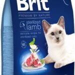 Brit Premium by Nature Cat Sterilized Lamb sausas maistas katėms 8 kg