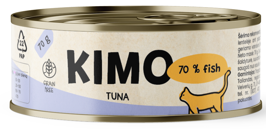 Kimo Tuna konservai katėms su tunu 70g