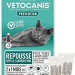 Vetocanis atbaidantis užlašinamas tirpalas katėms nuo parazitų, N2