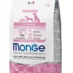 Monge All Breeds Puppy Pork (kiauliena) maistas šunims iki 1 metų