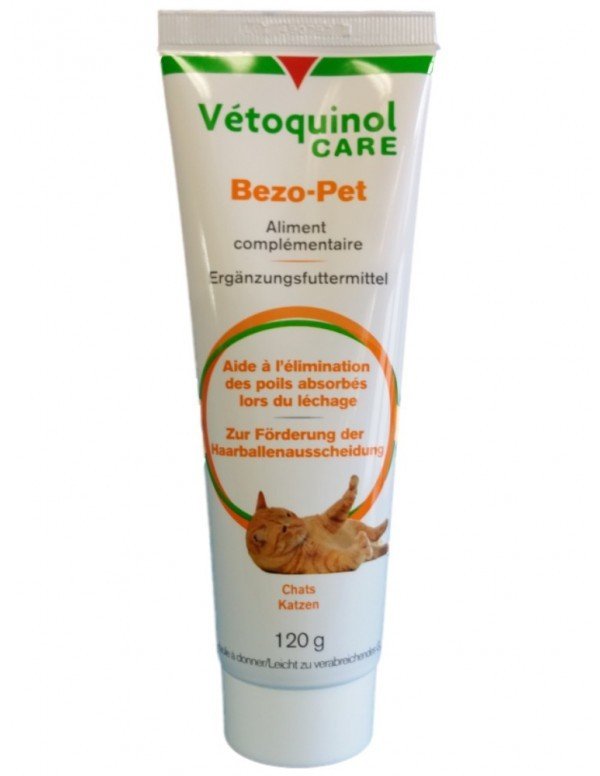 Vetoquinol Bezo-Pet sąvėlas šalinanti pasta katėms 120g