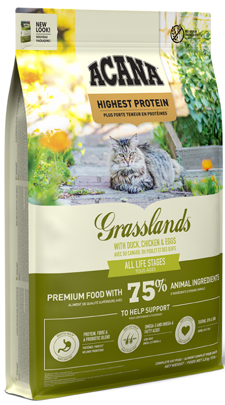 ACANA Grasslands Cat sausas pašaras katėms