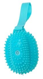 Žaislas šuniui guminis su rankena ir garsu, 9cm