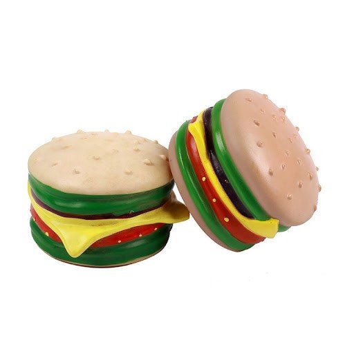 Žaislas šuniui guminis burgeris, 4.5x8cm