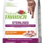 NATURAL TRAINER Cat Adult Sterilised Turkey Su Kalakutiena