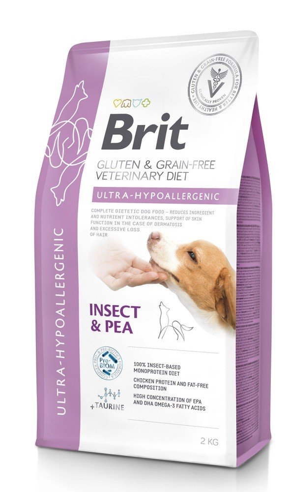 Brit GF Veterinary Diets Dog Ultra-Hypoallergenic sausas maistas šunims