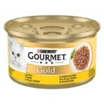 Gourmet Gold Succulent Delights 24x85g su vištiena/jautiena/lašiša/žuvimi