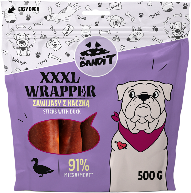 Mr. Bandit WRAPPER XXXL lazdelės su antiena 500 g