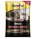 GimCat Sticks begrūdės lazdelės, su kalakutiena ir triušiena (4 vnt)