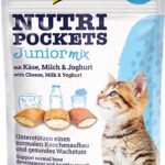 GimCat Nutri Pockets Junior Mix skanėstai katėms 60g