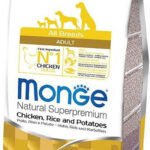 Monge spec. line monoprotein adult sausas pašaras visų veislių suaugusiems šunims su vištiena, ryžiais, bulvėmis 2,5kg