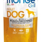 Monge Grill konservuotas pašaras šunims su vištiena ir kalakutiena 100g