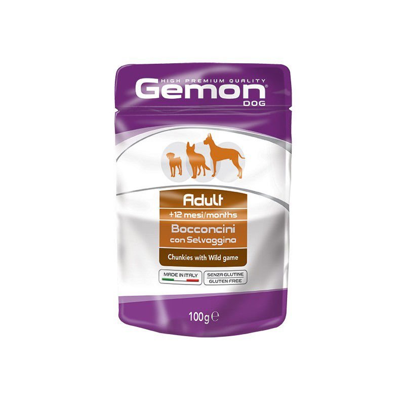 0000298_gemon-all-breeds-adult-konservuotas-pasaras-suaugusiems-sunims-su-zverienos-gabaleliais-100g Gemon all breeds adult konservuotas pašaras suaugusiems šunims su žvėrienos gabalėliais 100g - Image 1