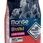 Monge BWild puppy sausas pašaras (elniena) 2,5kg