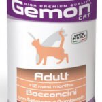 Gemon adult konservuotas pašaras suagusioms katėms su lašiša ir krevetėmis 415g