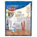Trixie PREMIO Stick Quintett, salmon-trout, skanėstas katėms 5x5 g
