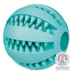 Trixie Denta Fun kamuolys, mėtinis, natūrali guma, ø 7 cm