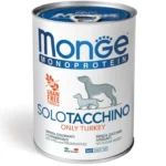 Monge Monoproteico "Solo" - Wet Dog Pate 100% turkey 400g