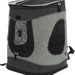 Trixie Timon kuprinė, 34x44x30 cm, juoda-pilka