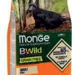 Monge Grain Free mini adult sausas pašaras (antiena ir bulvės) 2,5kg