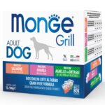 Monge GRILL MIX Dog Adult salmon/pork/lamb 100gx12