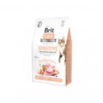 Brit Care Cat GF Sensitive Healthy Digestion&Delicate Taste sausas pašaras katėms 0,4 kg